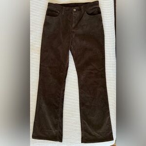 Uniqlo Brown Corduroy Flare Pants